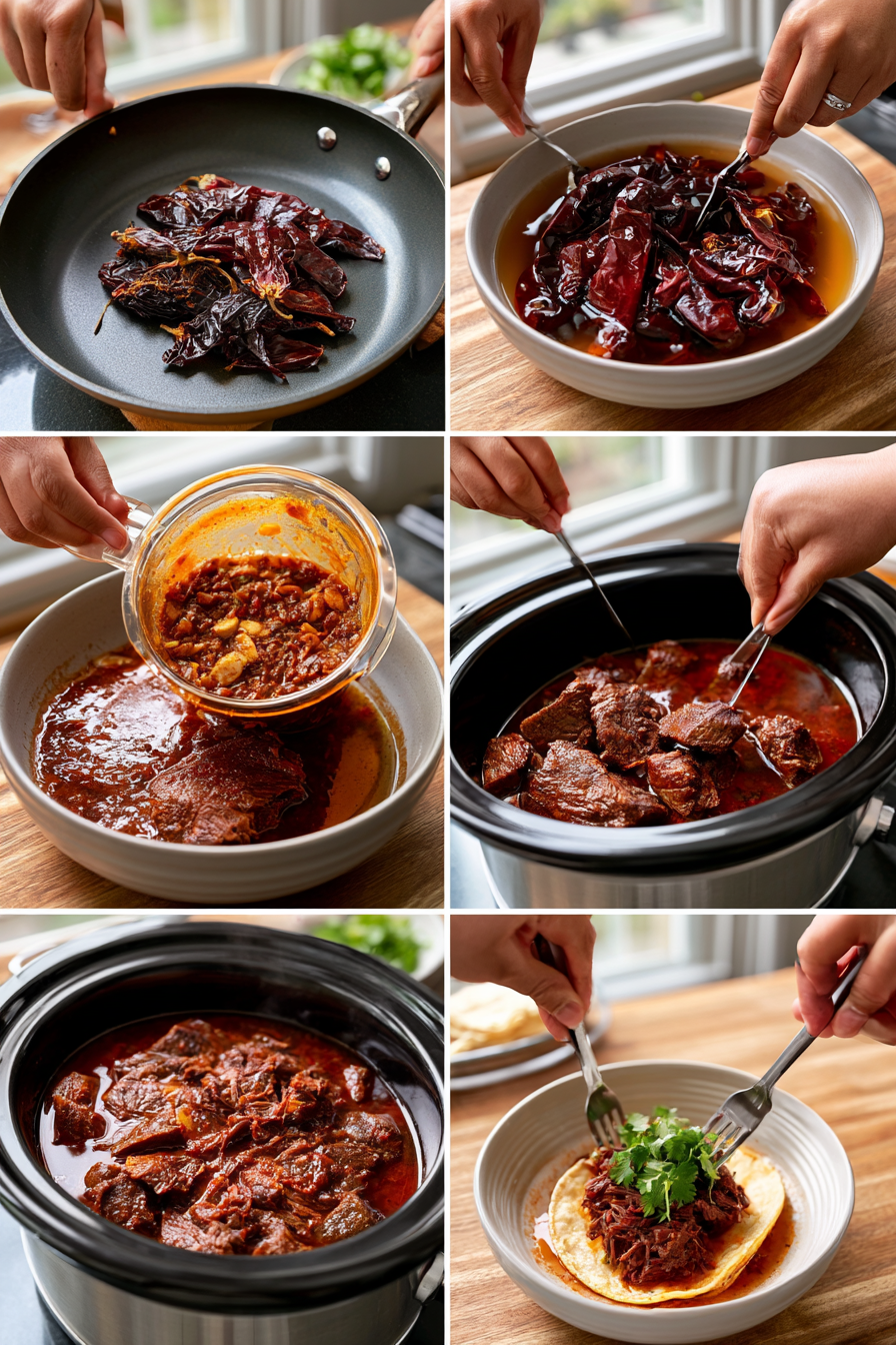 crock pot birria tacos