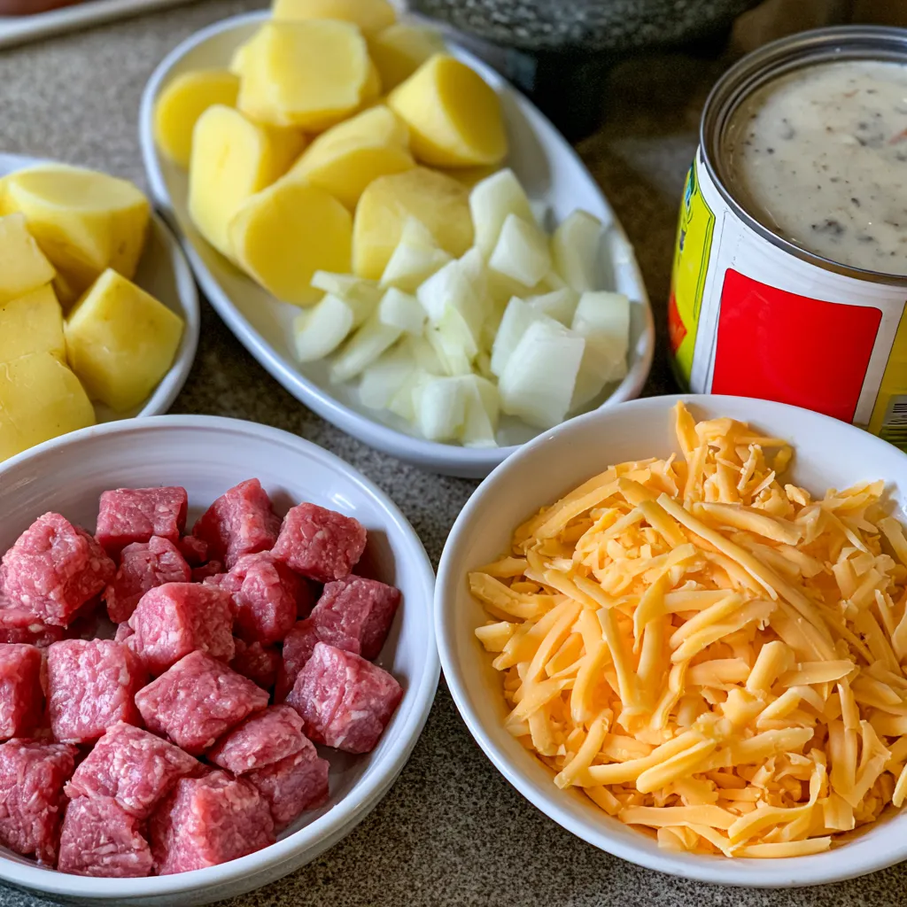 hamburger potato casserole