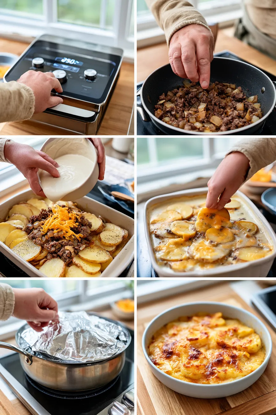 hamburger potato casserole