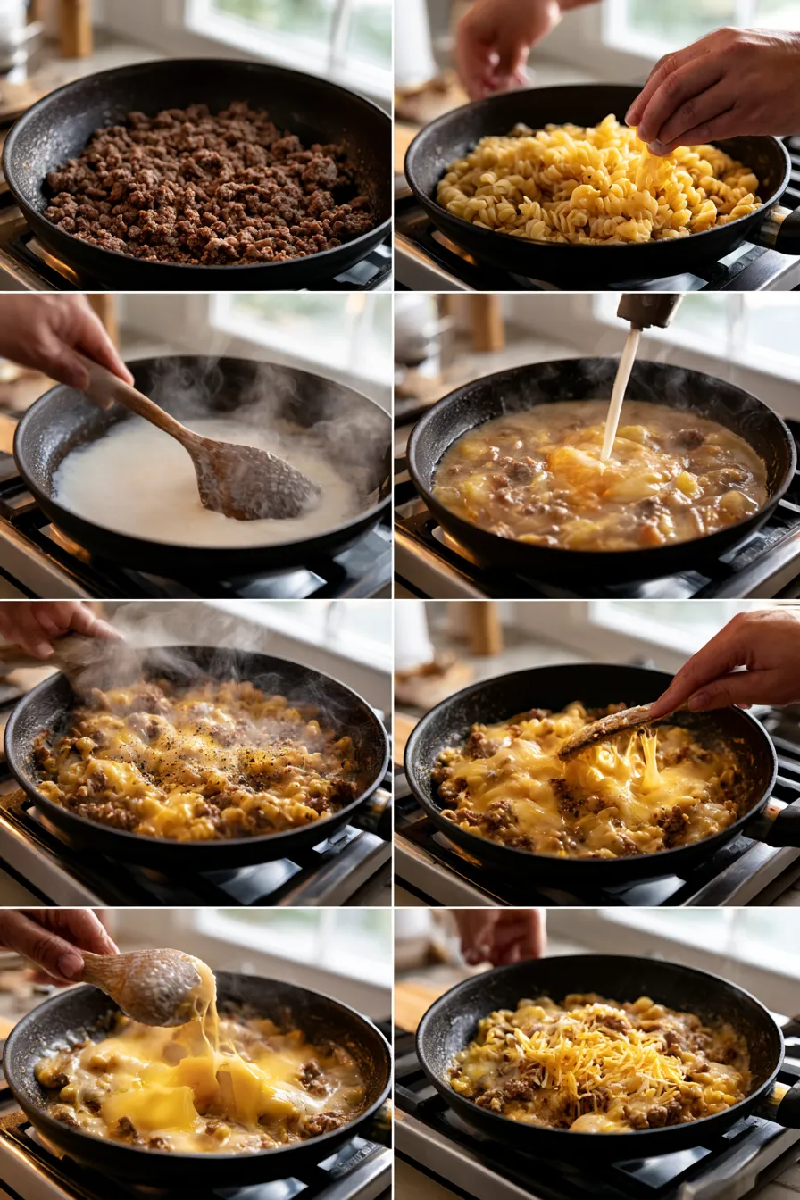 homemade hamburger helper