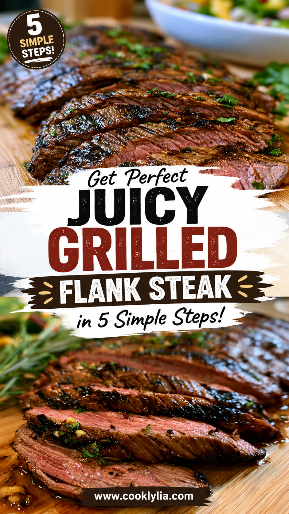 juicy grilled flank steak