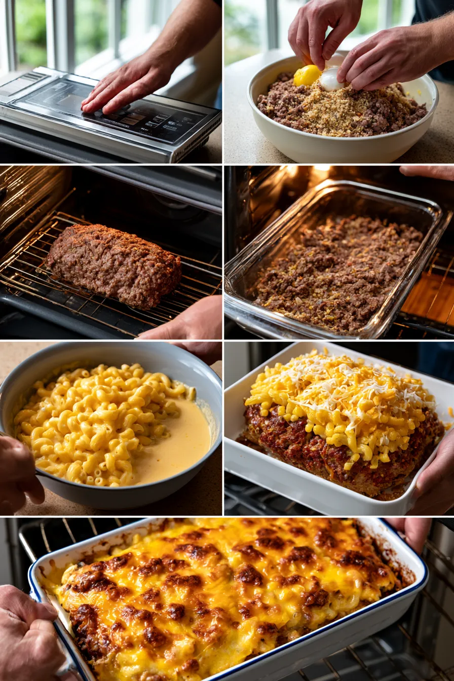 mac and cheese meatloaf casserole