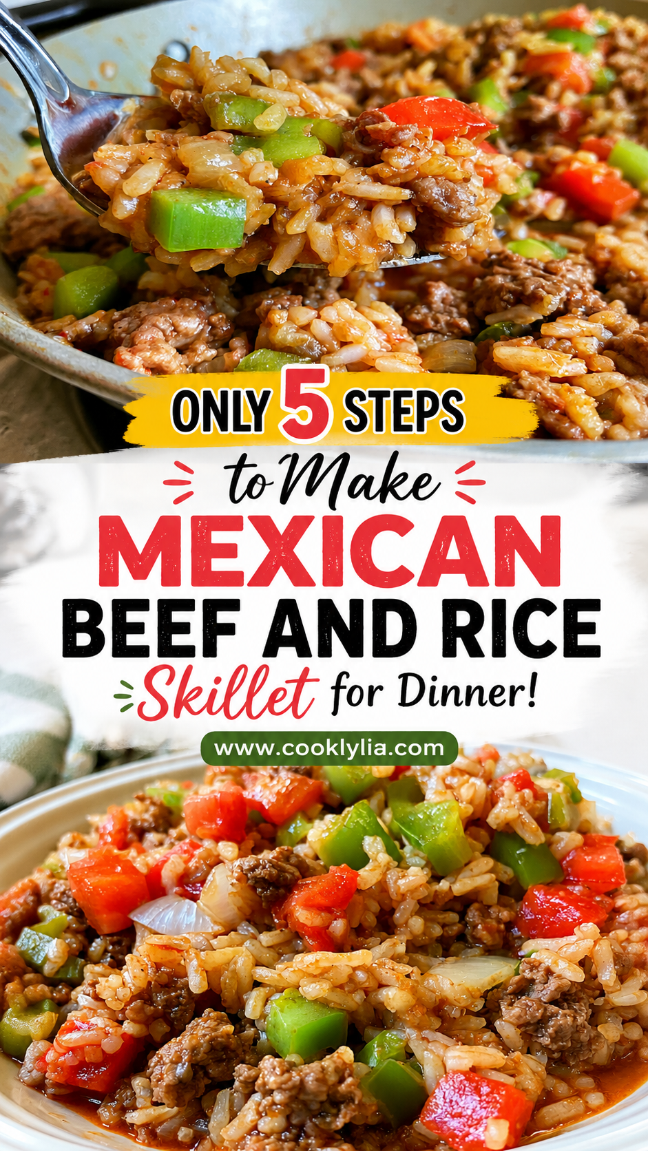 mexican beef and rice skillet
