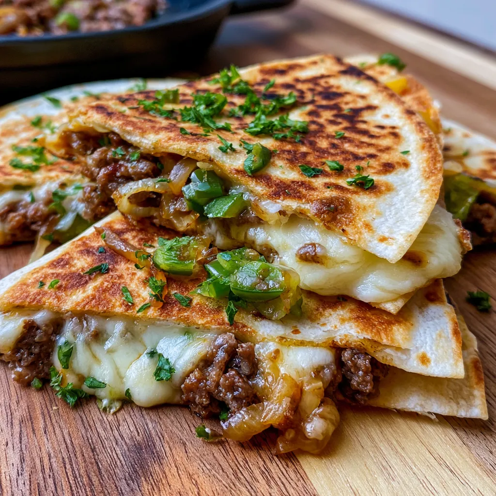 philly cheesesteak quesadilla