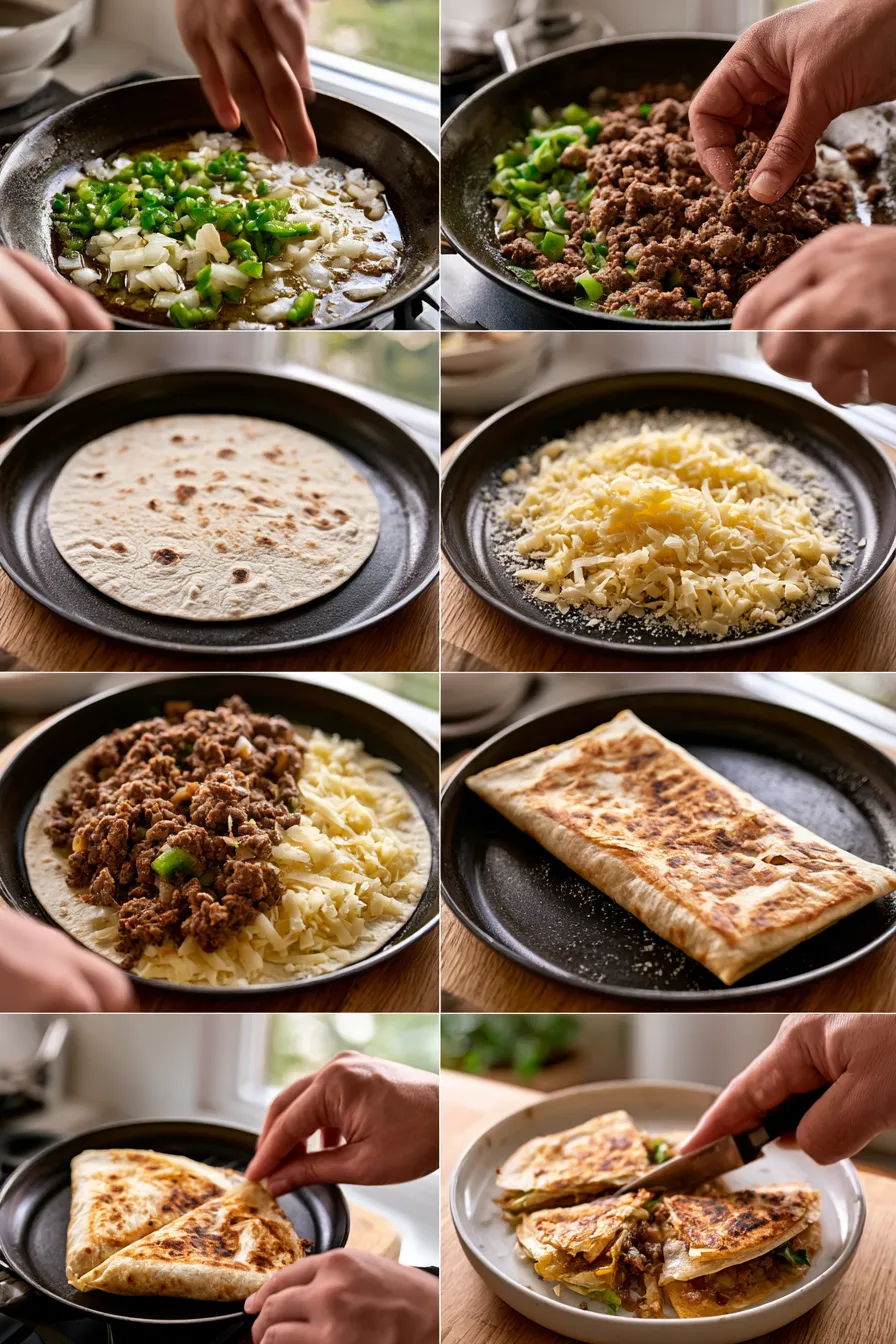 philly cheesesteak quesadilla