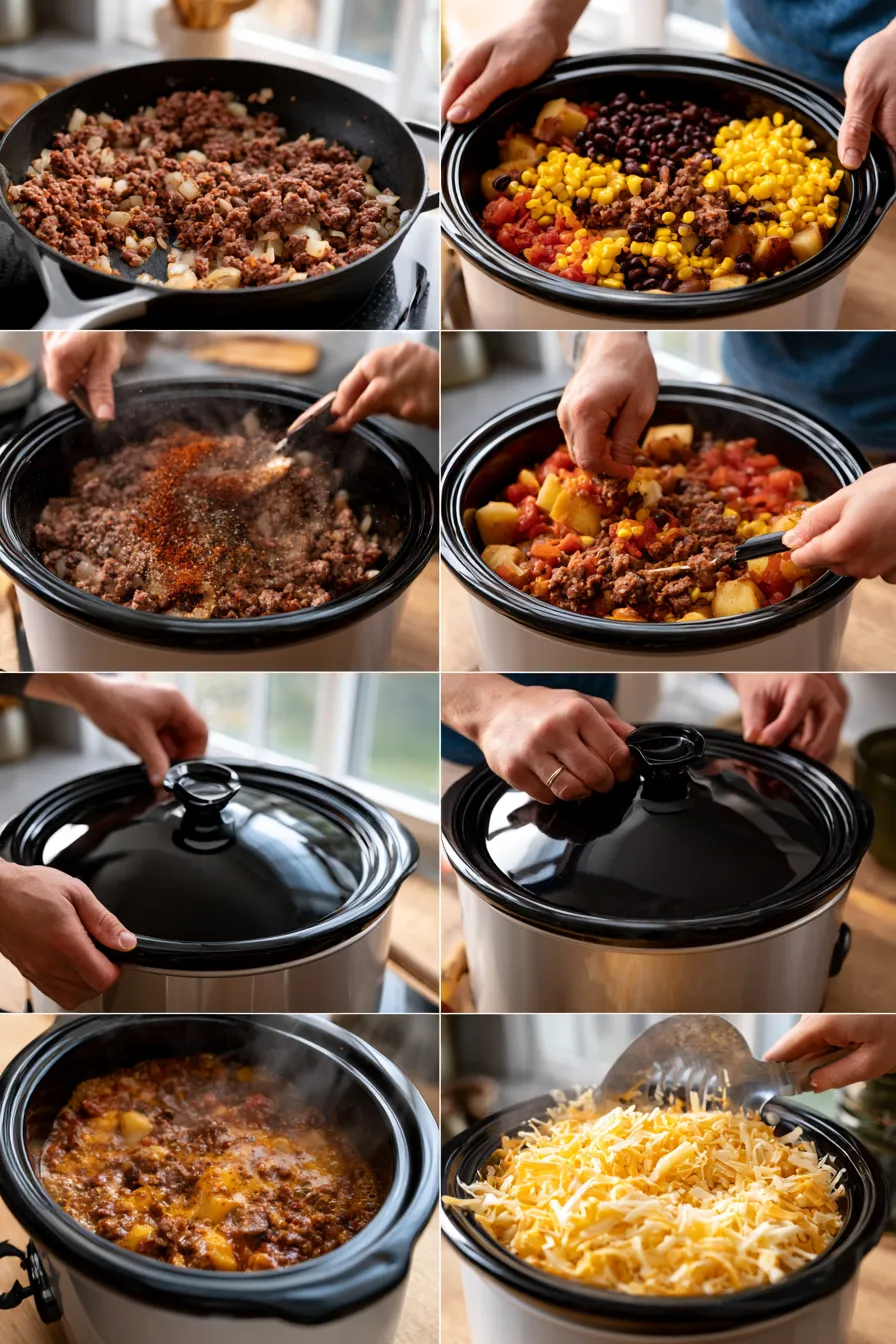 slow cooker cowboy casserole