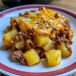 slow cooker cowboy potato casserole