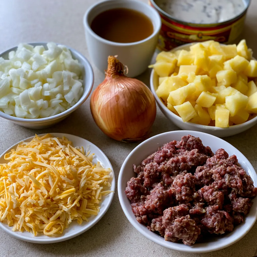 slow cooker cowboy potato casserole
