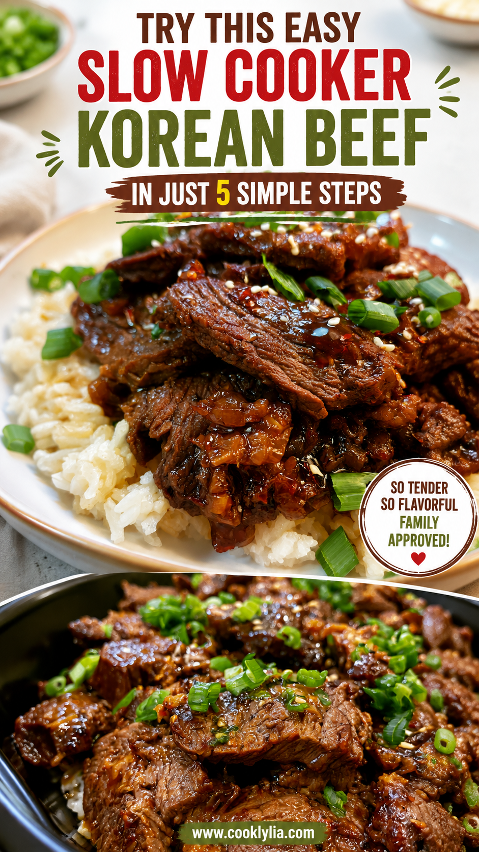 slow cooker korean beef