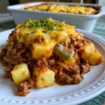 southwest ground beef potato casserole