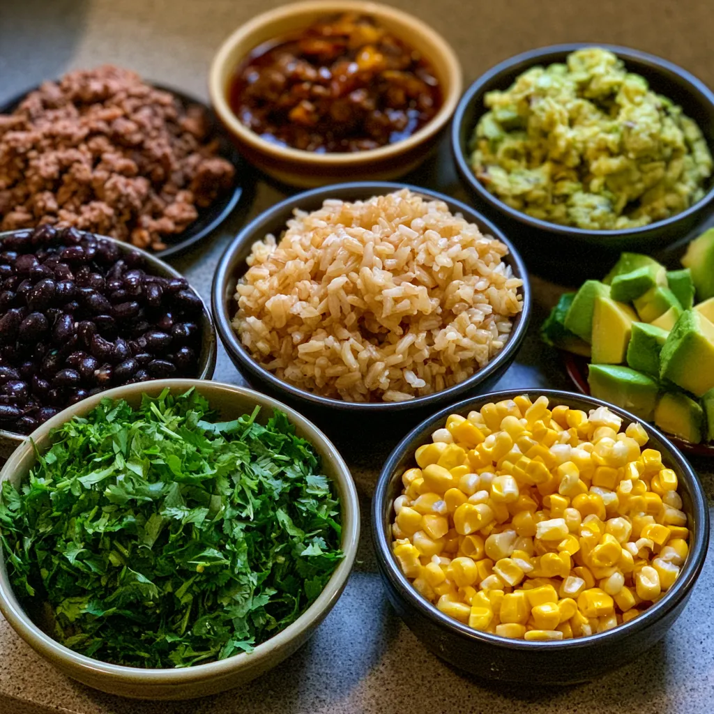 viral hot honey ground beef bowl